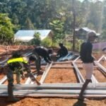 Kodim 0116/Nara Jajaran Korem 012/TU Awasi Progres Huntara di Desa Kuta Teungoh