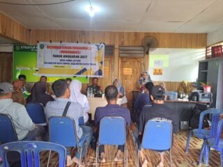 Musrenbangdes Desa Himba Lestari, Babinsa Tekankan Pembangunan Tepat Sasaran