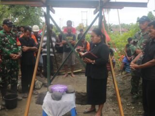 Warga Desa Bobo Gelar Doa Bersama Sambut Pembangunan Jembatan Gantung Garuda