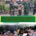 Kodim 0105/Abar Sembelih Tiga Ekor Lembu Jelang Ramadhan