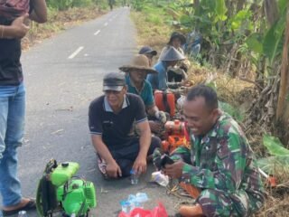 Komsos Babinsa di Tamban dan Mekarsari: Wujud Nyata Kepedulian TNI