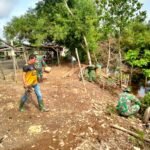 Gotong Royong Jelang Ramadhan, Koramil 1005-06/Belawang Tanam Pohon dan Bersihkan Pasar