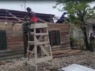 TMMD ke-127 Jajaran Korem 012/TU Tingkatkan Kualitas Hunian Warga Desa