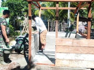 Jajaran Korem 012/TU Wujudkan Sarana Sanitasi Layak di Desa Sasaran TMMD