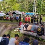 Pembangunan Jembatan Gantung Garuda Rampung dan Dinyatakan Selesai, Warga Bobo Gelar Syukuran di Lokasi Jembatan