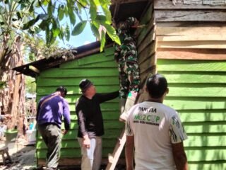 Jajaran Korem 012/TU Tingkatkan Kualitas Hunian Warga Lewat TMMD ke-127