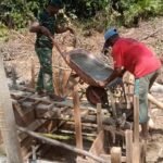 Satgas TMMD Tetap Semangat Bangun Infrastruktur di Tengah Ramadan