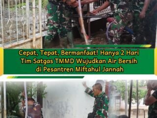 Perencanaan Matang Buahkan Hasil, Sumur Bor Tuntas Dua Hari