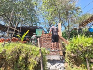 Jajaran Korem 012/TU Percepat Pembangunan Fasilitas Air Bersih di Beutong