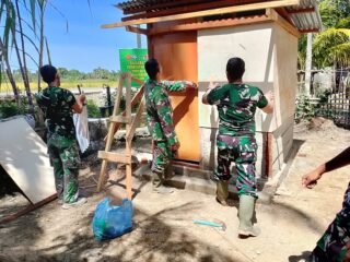 TMMD ke-127 Jajaran Korem 012/TU Hadirkan Sarana Sanitasi Layak bagi Masyarakat