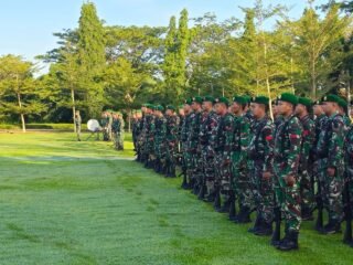 Upacara Bendera Mingguan Korem 012/TU Wujudkan Jiwa Nasionalisme Prajurit