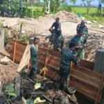 Detail dan Terencana, Pemasangan Bekisting Jadi Fokus Satgas TMMD