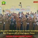 Babinsa Koramil 1006-06/Martapura Hadiri Sosialisasi PPKS dan Program JKN di Martapura Timur