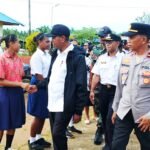 TNI-Polri Amankan Kunjungan Gubernur Papua Selatan di Okaba
