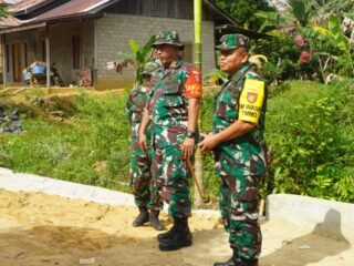 Tim Wasev Kodam XXII/Tambun Bungai Tinjau Progres TMMD ke-127 Kodim 1015/Sampit