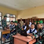 Peduli Pendidikan, Satgas TMMD 127 Kodim 0430/BA Hadirkan Pelatihan Komputer di Desa Wonosari