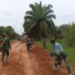 Satgas TMMD 127 Kodim 0430/BA Kebut Timbunan Tanah Pilihan, Progres Jalan Capai 68 Persen