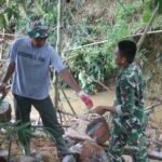 Satgas TMMD 127 Kebut Pembangunan Talud di Anggoeya