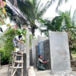 TMMD ke-127 Kodim 1305/Buol Tolitoli Percepat Pembangunan MCK untuk Warga Desa Oyom