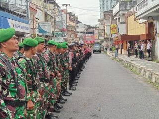 KODIM 1309/MANADO LAKSANAKAN PENGAMANAN PERAYAAN CAP GO MEH DI KELENTENG MANADO