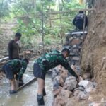 Satgas TMMD 127 Genjot Pembangunan Talud di Anggoeya