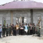 Kolonel Inf Hadi Purwosubroto Tinjau Mesjid di Dusun Ogomolobu dalam Kegiatan Wasev TMMD ke-127