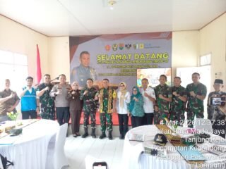 Wasev Tinjau Progres TMMD ke-127 Kodim 0421/LS di Desa Tanjung Rejo