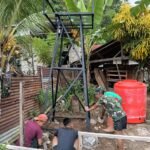 Warga Sambuli Sambut Antusias Pembangunan Tandon Air TMMD 127