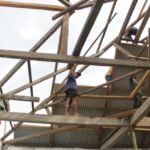 Satgas TMMD ke-127 Kodim 1305/BT Lanjutkan Pembangunan Masjid di Dusun Ogomolobu