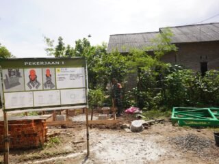 Dentuman Cor Beton Menggema! Water Station Kubu Batu Dibangun, Material Tower Diturunkan