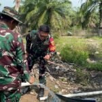 Dansatgas TMMD 127 Kodim 0430/BA Cek Langsung Pembangunan Sumur Bor dan Pembukaan Jalan