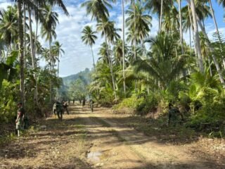 Dansatgas TMMD 127 Kodim 1804/Kaimana Tinjau Langsung Pembukaan Jalan di Kampung Marsi