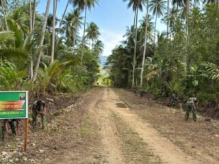 Progres Pembukaan Jalan TMMD 127 di Kampung Marsi Capai 99 Persen, Dansatgas Pastikan Kualitas Pekerjaan