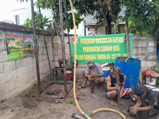 Atasi Kesulitan Air Bersih, Satgas TMMD 127 Depok Mulai Garap Sumur Bor di Masjid dan Posyandu