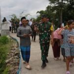 Warga Tanjung Rejo Sampaikan Terima Kasih kepada Waaster Panglima TNI atas Pelaksanaan TMMD 127