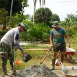 Ibu Tuminah Haru Rumahnya Dibangun Satgas TMMD ke-127 Kodim 1015/Sampit