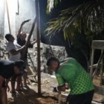 Lembur Malam, Satgas TMMD 127 Kodim 1015/Sampit Kebutan Pengerjaan Tandon Air