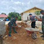 Sinergitas TNI-Polri Warnai Pengerjaan Fisik TMMD Ke-127 di Kendari