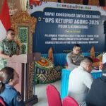 Rakor Lintas Sektoral, Letkol Sidik Pramono Tegaskan Kesiapan Jaga Kondusifitas  Perayaan Nyepi Dan Idul Fitri Di Kabupaten Klungkung