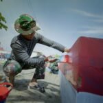 Satgas TMMD 127 Kodim 1417/Kendari Bersama Warga Percantik Infrastruktur di Petoaha