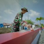 Warna Merah Putih Hiasi Petoaha, Simbol Kemanunggalan TNI dan Rakyat di TMMD 127