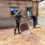 Satgas TMMD 127 Tuntaskan Penimbunan Dasar Rabat Beton di Petoaha