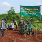 Dukung Kelestarian Alam, Kodim 0508/Depok Gandeng Stakeholder Tanam Pohon di Area Kampus UIII