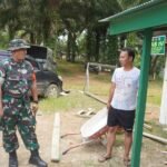 Dansatgas TMMD 127 Kodim 1015/Sampit Tinjau Langsung Progres Pembangunan di Telaga Antang