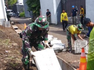 Sinergi TNI dan Warga Sukamaju: Drainase 200 Meter Segera Berfungsi Atasi Luapan Air