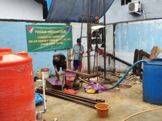 Program Unggulan Kasad: Sumur Bor TMMD 127 di Kelurahan Sukamaju dan Abadijaya Segera Berfungsi