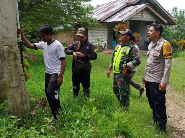 Hadir di Tengah Masyarakat, Babinsa Katikutana Dampingi Pengukuran Tanah Warga