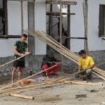 Satgas TMMD ke-127 Kodim 1305/Buol Tolitoli Percepat Pembangunan Masjid di Desa Oyom