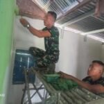 Tak Kenal Waktu, Satgas TMMD 127 Kodim 0430/BA Kerja Malam Kebut Pembangunan RTLH Ibu Suwarti