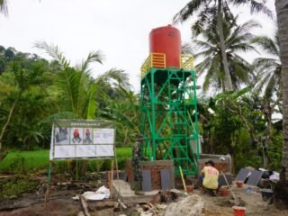 Menjulang di Tanah Desa: Sumur Bor TMMD Ke-127 di Kota Jawa Capai 75 Persen